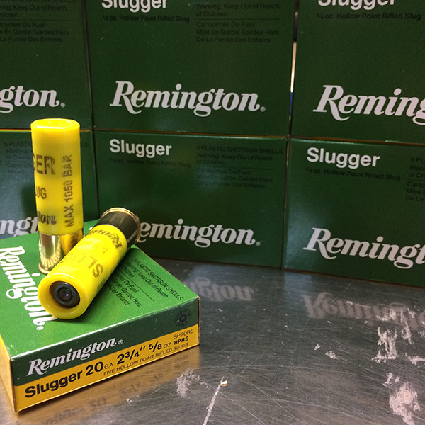 Remington Slugger 20 ga Rifled Slug 5/8 oz. SP20RS 5 rnd/Box